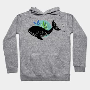 Minimalist Whale Hoodie